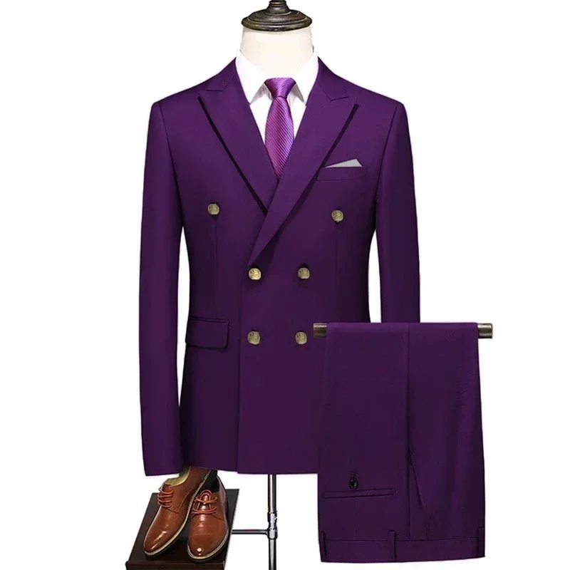 Purple Suit Pants