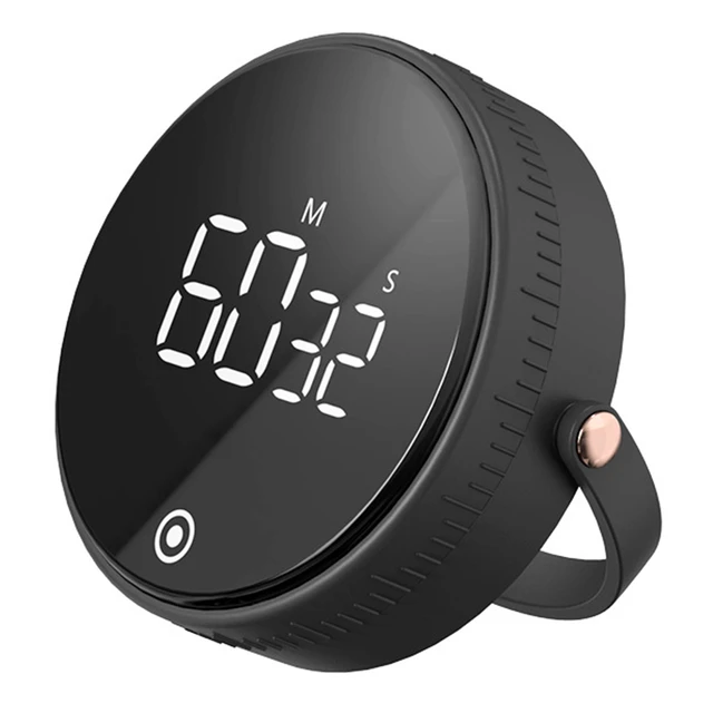 Baseus Magnetic Countdown Alarm Clock Kitchen Timer Manual Digital Timer  Stand Desk Clock Cooking Timer Shower Study Stopwatch - Kitchen Timers -  AliExpress