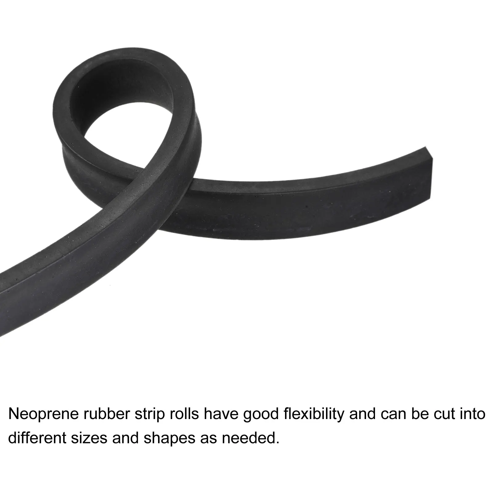 EPDM Rubber Foam Sealing Strip Foam Sheet Rolls for DIY Gasket Sealing Padding Reduce Vibration Mat for Door Seal Thick 3/5/10mm