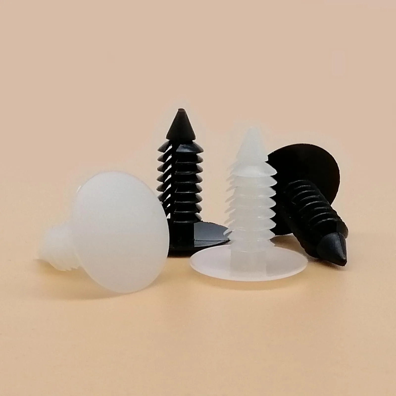 5.5-7mm Hole Nylon Plastic Rivet Clip rivets and fasteners rivets and screws 25pcs for Car Fender Bumper Shield Retainer Auto Fastener Fit Push Snap In