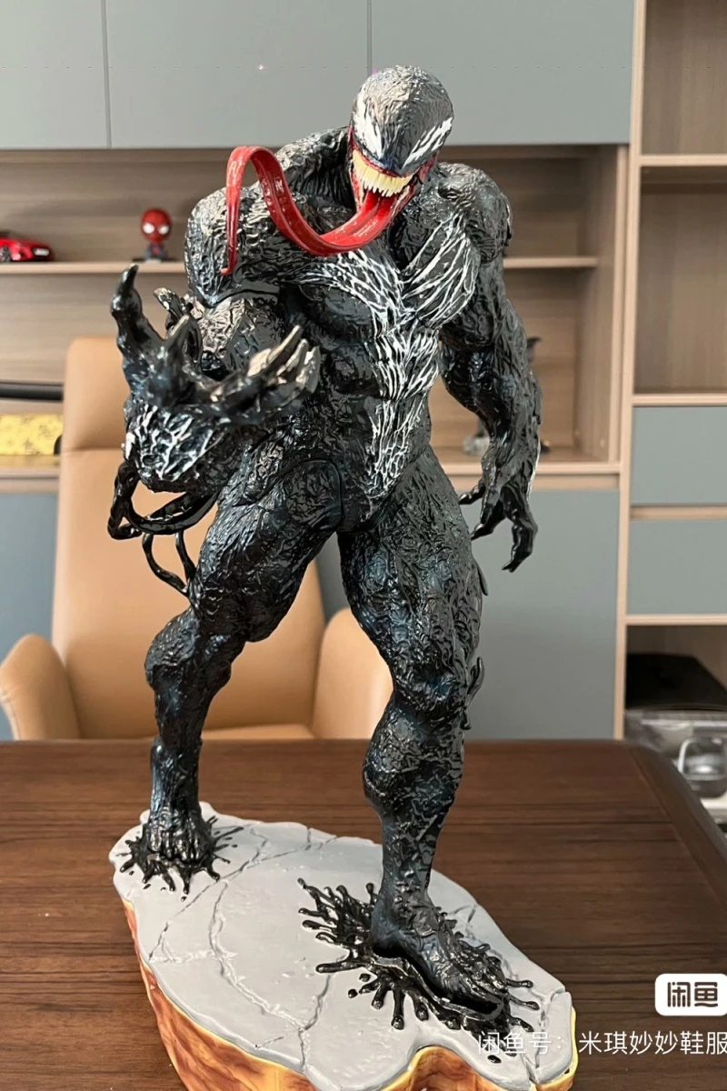 

New 50cm Marvel Venom Figure 1/3 Customized Model Dolls Large Size Figure Decorative Collectible Adult Children Christmas Gift