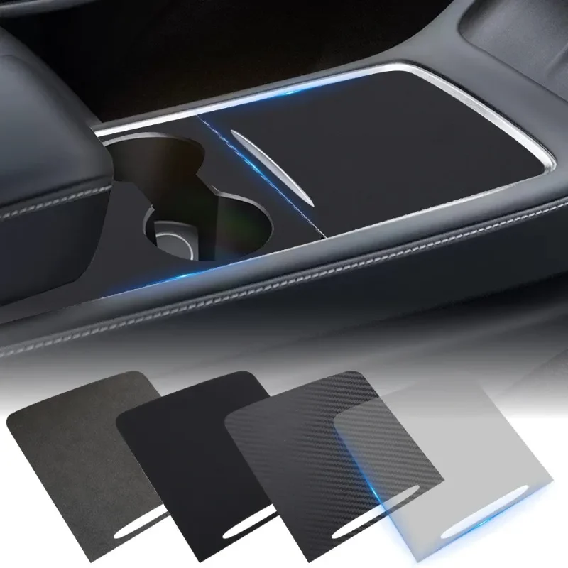 

Center Console Protective Film for Tesla Model3/Y Carbon Fiber Pattern Car Stickers Interior Modification Interior Accessories