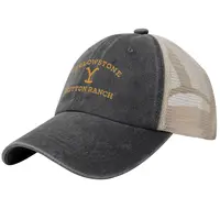 Yellowstone Dutton Ranch Denim Baseball Cap Hunting Camping Sun Visor Hip Hop Hats Couple Women Classic Custom DIY Baseball Caps 1