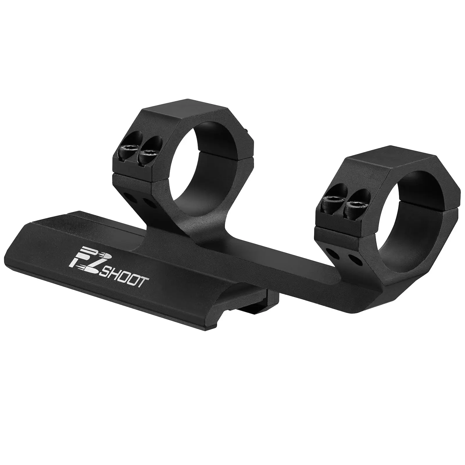 Relife Cantilever Offset Scope Mount 1 inch 30mm Dual Rings Adjustable Base 20mm Picatinny Rail