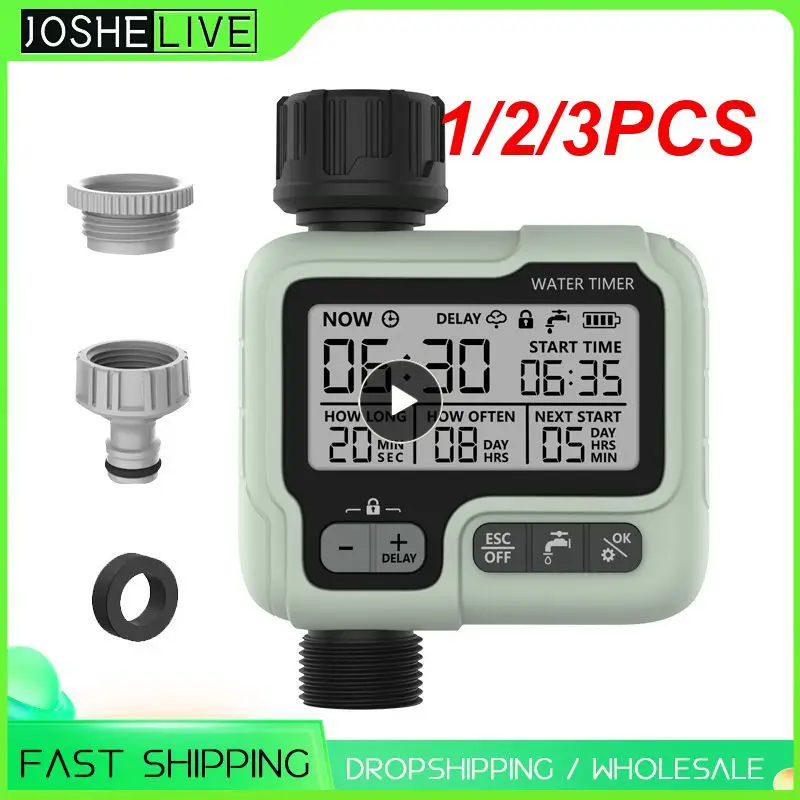 

1/2/3PCS Super Timing System 2-Outlet Water Timer Precisely Watering Up Outdoor Automatic Irrigation Fully Adjustable Program