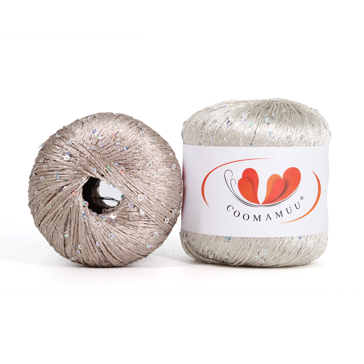 265Meters Glitter Sequined Silk Ice Thread Shiny Summer Partner Yarn Colorful Crochet Thin Rope Hand Knitting Shawl Yarn DIY 4