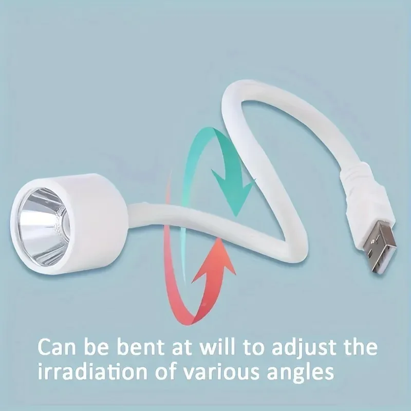 Nail Drying Lamp Mini USB UV/LED For Gel Nails Adjustable Foldable Convenient Quick Dry Art Manicure Tool