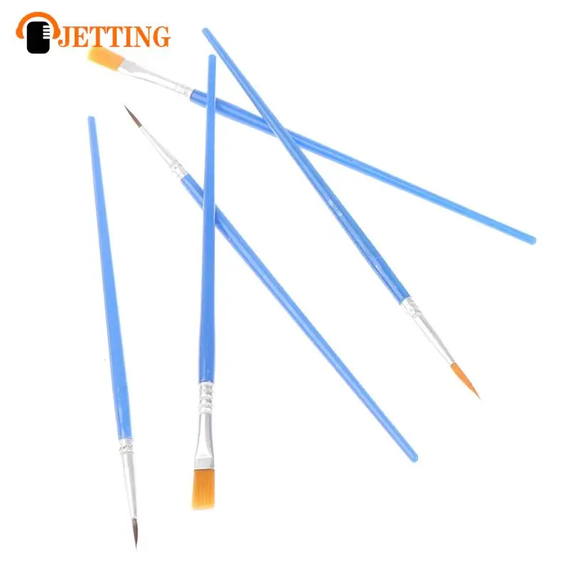 상세한 회화를 위한 나일론 머리 작은 솔 부피를 가진 50pc 편평한 페인트 솔