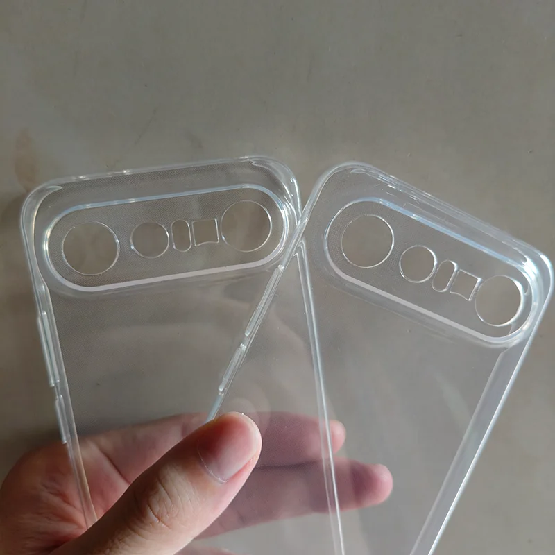 Ultra Thin Transparent TPU Soft Back Cover - Clear Bumper Case
