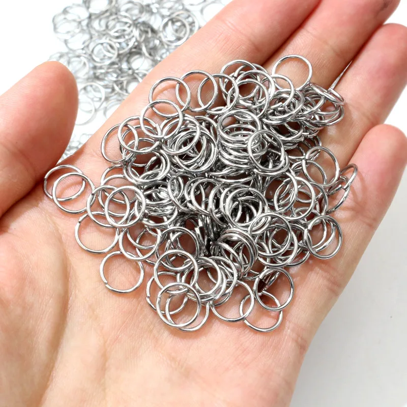 Gold Stainless Steel Split Jump Rings - 200pcs Jewelry Making Essentials