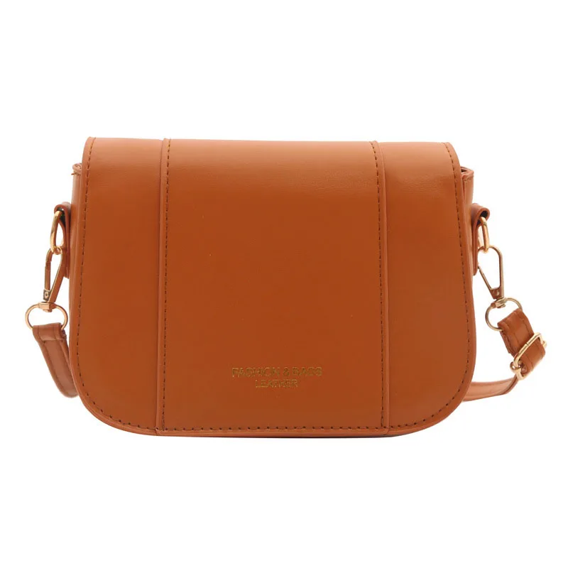 Women Square Single Shoulder Bag Solid Color PU Handbag Female Fashion All-match Messenger Bags For Ladies Casual Phone Bags