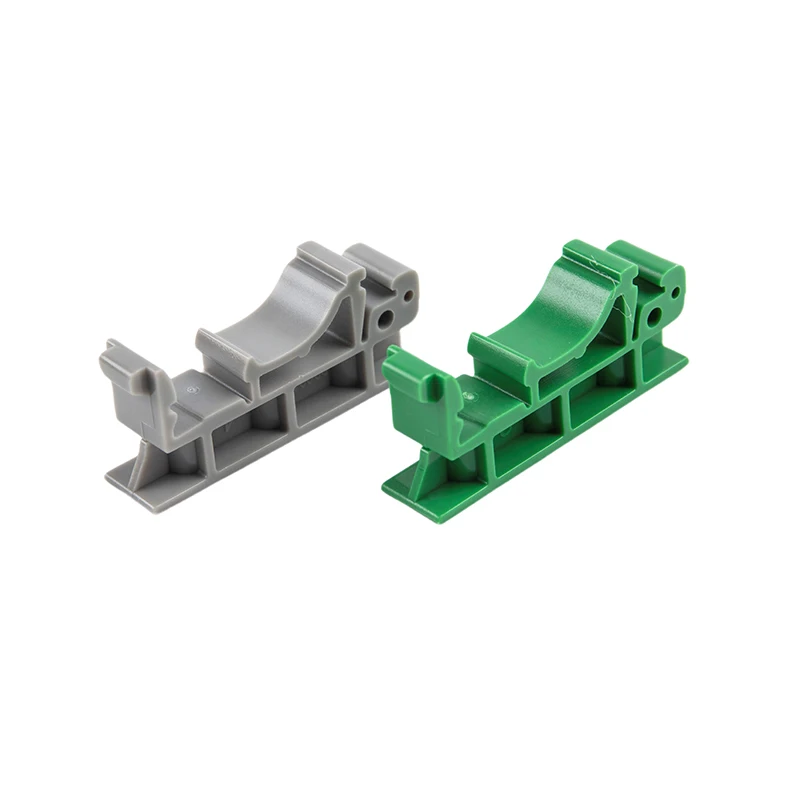 PCB 35mm DIN Rail Mounting Adapter Circuit Board Bracket Holder Carrier Clips Control Board Adapter 2pcs din rail bracket