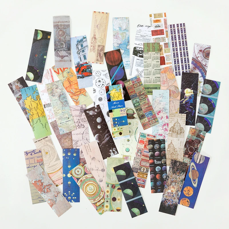 Vintage-Inspired Washi Paper Sticker Collection: Butterflies & Natural Plants