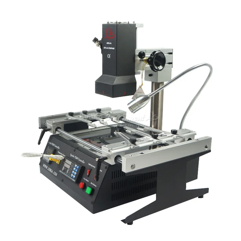 IR6500 BGA Rework Station Kits 2 Zones Infrared 2300W Repair Soldering Station for Motherboards Mobile Phone Chip PCB Machine 4