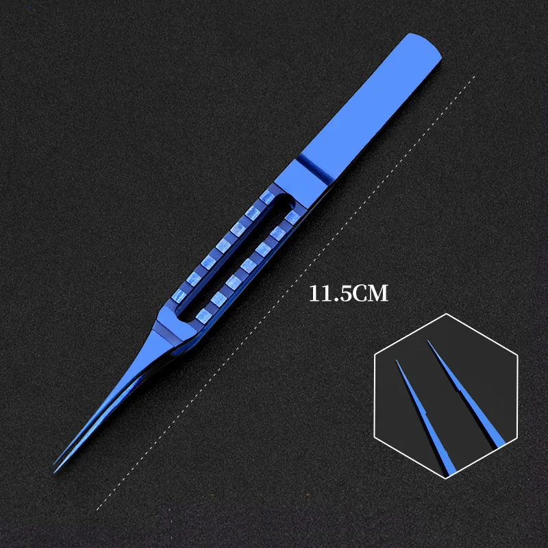 Fue Hair Transplant Tweezer Forceps Titanium Hair Transplant Implanter Tweezers 1PCS