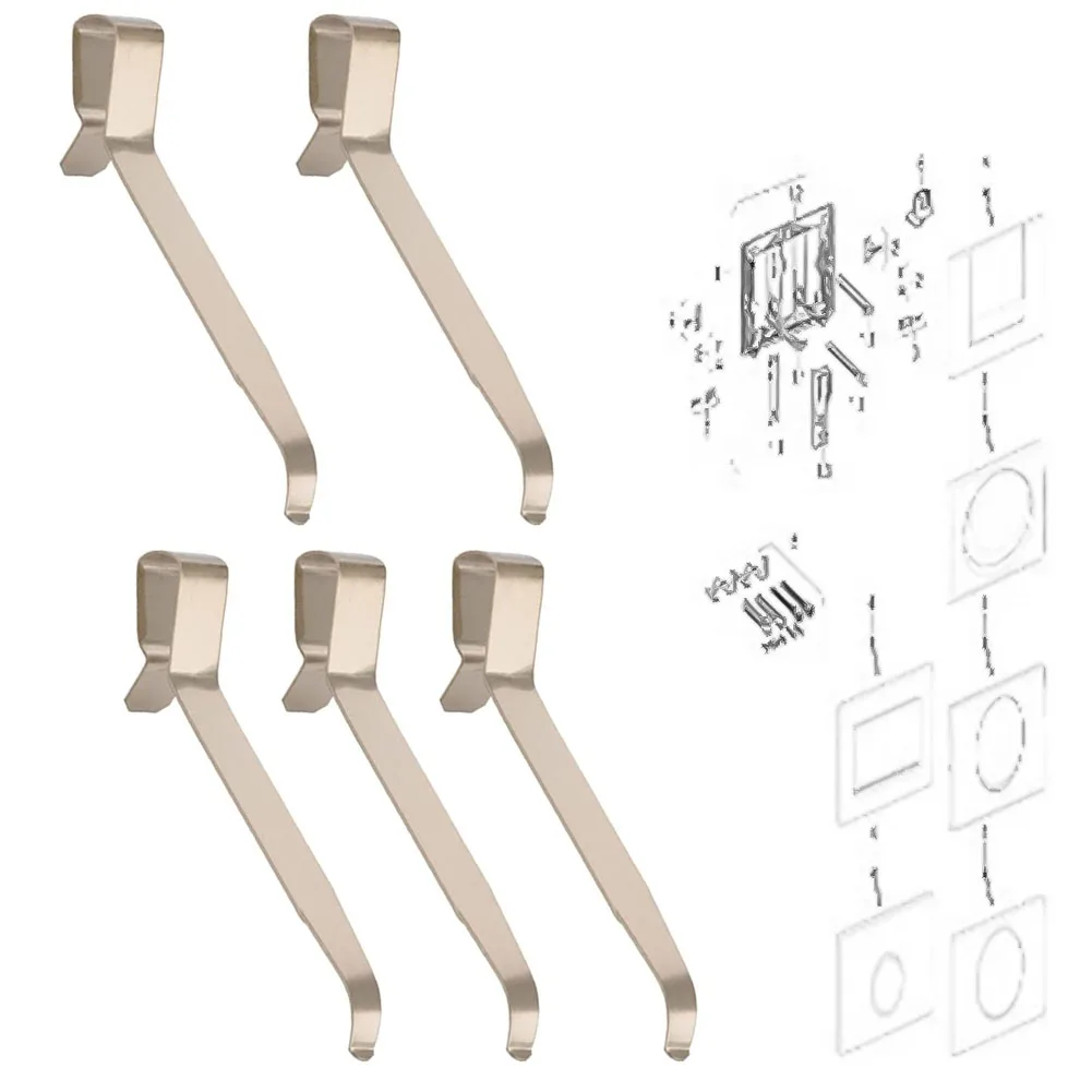 Spring Push Plate Control Plate Cover 5pcs For Geberit