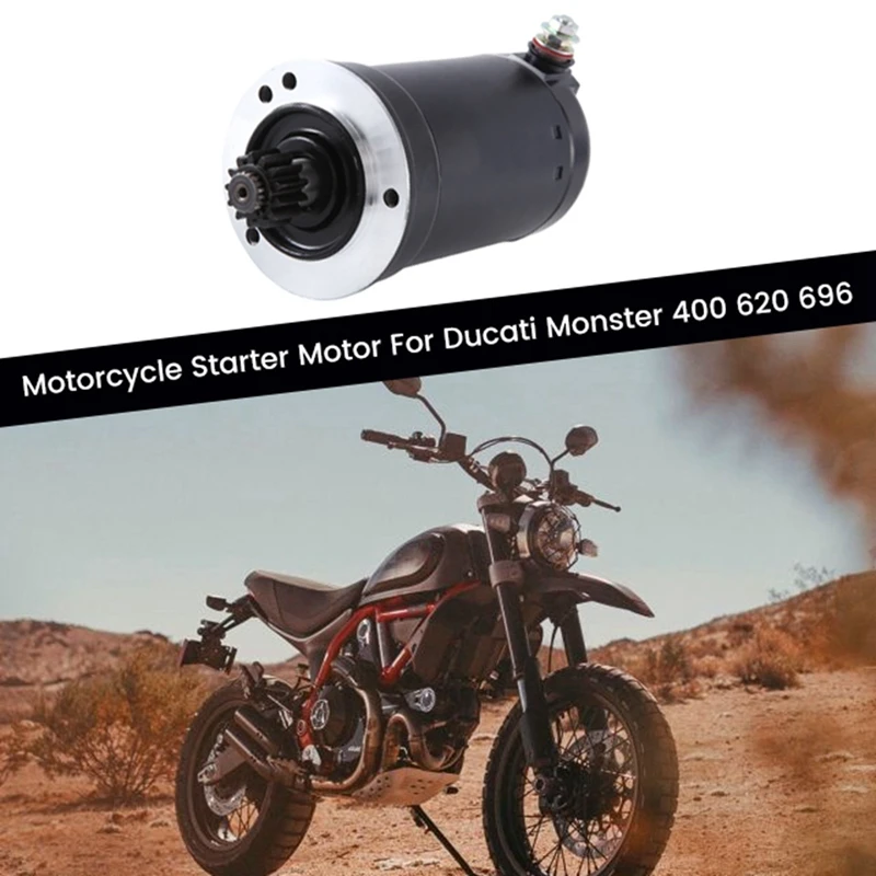 

27040011A Motorcycle Starter Motor For Ducati Monster 400 620 696 S2R Dark S4 Superbike 888 996 998 Replacement Accessories