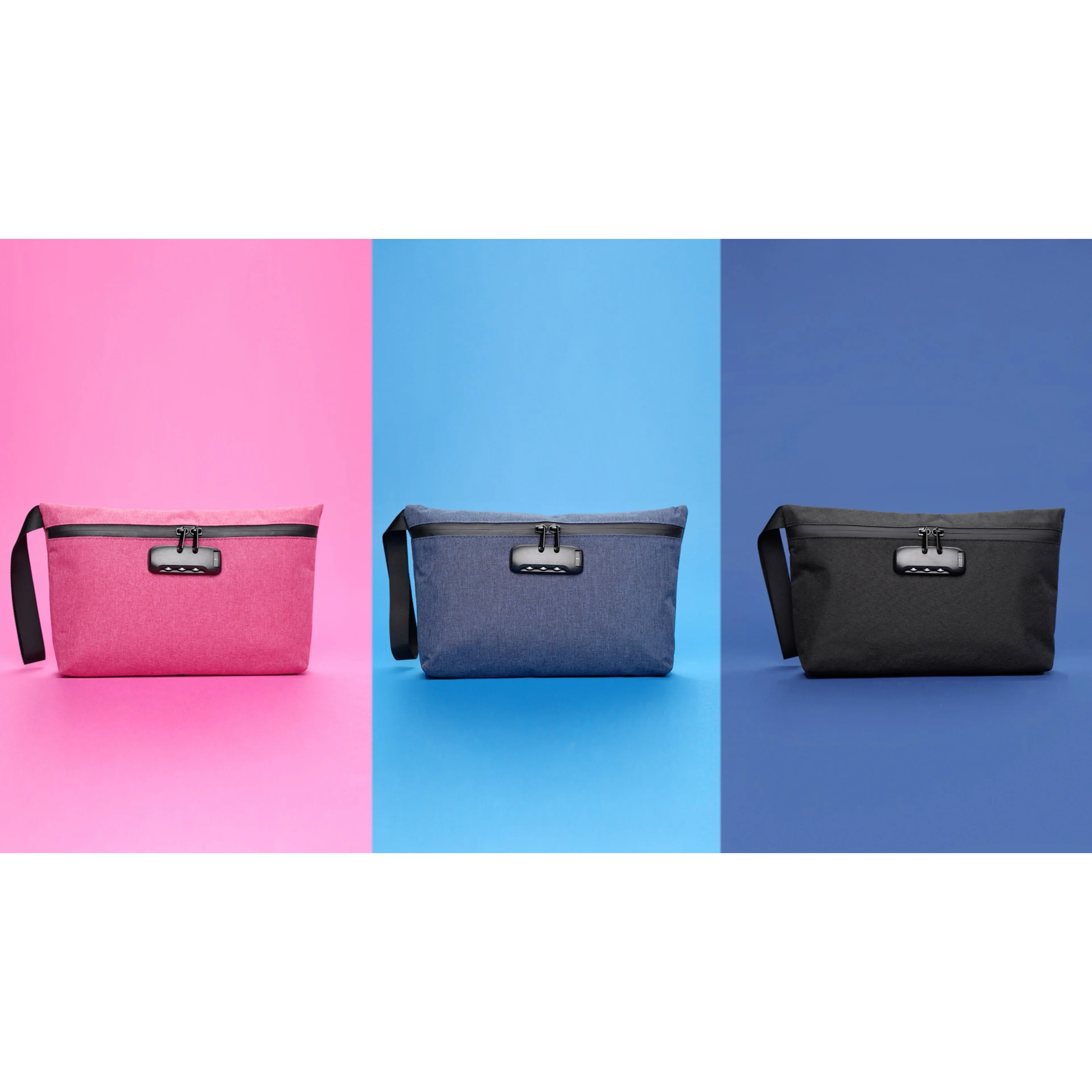 Sac Anti-Odeurs Avec Serrure à Combinaison - Tissu Oxford, 21x11x8 Cm - Rangement Discret Pour Objets De Valeur