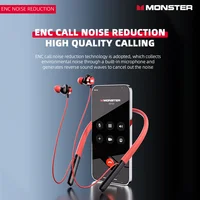 Monster AIRMARS SG03PRO Gaming Wireless Headphones Bluetooth 5.3 Heavy Bass Music Sport Neckband Headset HD Call Stereo Earphone - Image 2