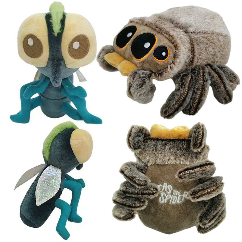 Stuffed Soft Animals Plushies Spider Little fly Toy Black Little