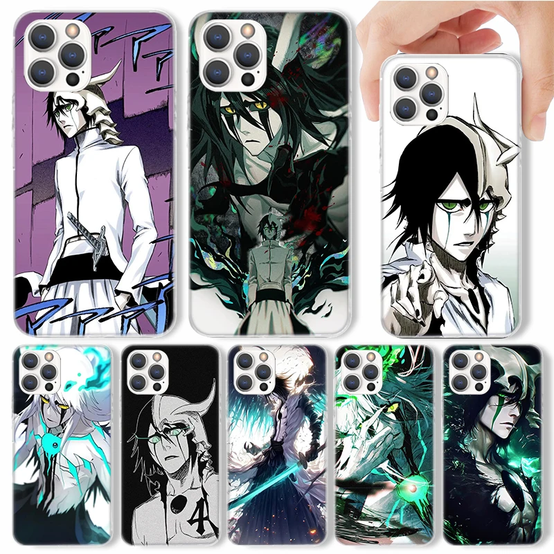 Bleach Ulquiorra Cifer Soft Silicone Phone Case - Anime Themed Print Shell Cover