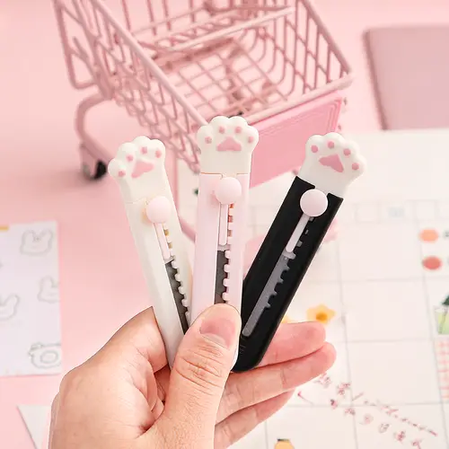 Mr.Paper Mini Cat Claw Utility Knife Creative Cute Convenient Hand Account Paper-cutting Tool Student Stationary Art Supplies - Image 2