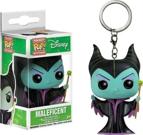 Funko Pop Disney Maleficent Action Figures Portachiavi Giocattolo Per Bambini Con Scatola