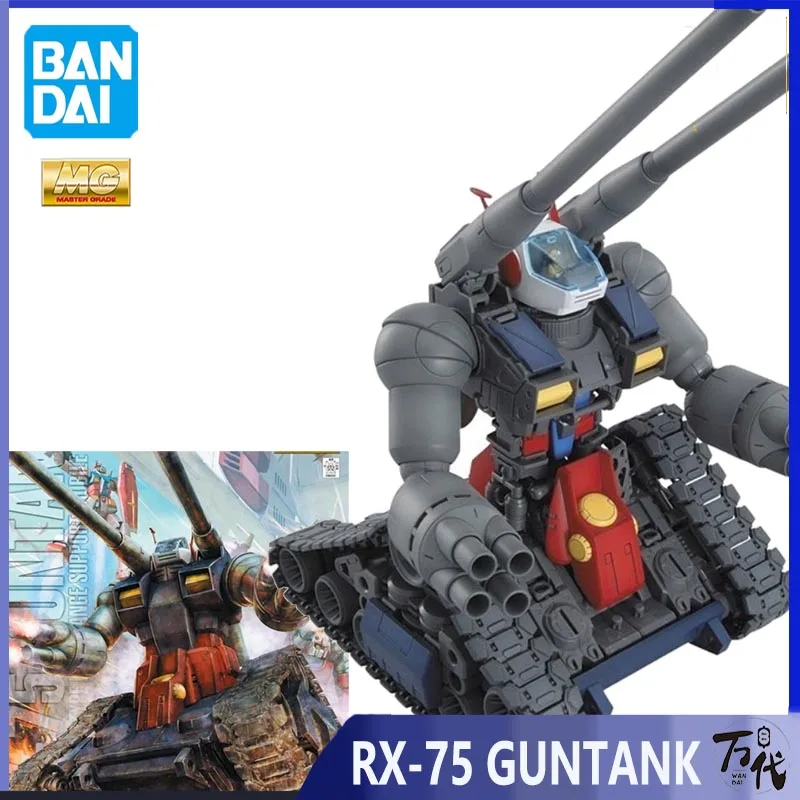 

OriginalBandai Gundam Model Kit Anime Figure RX-75 GUNTANK MG 1/100 Action Figures Collectible Ornaments Toys Gifts for Kids