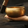 Nepal Tibetan Buddhist Bowl Set Pad Ring Mallet Meditation Singing Bowls Kit E7CB 4