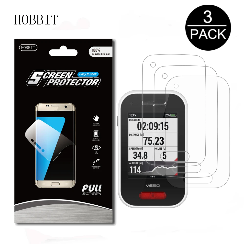 Confezione Da 3 Per Polar V650 7H Nano Proteggi Schermo Antideflagrante Gps Road Mountain Bike Ciclismo Computer Film