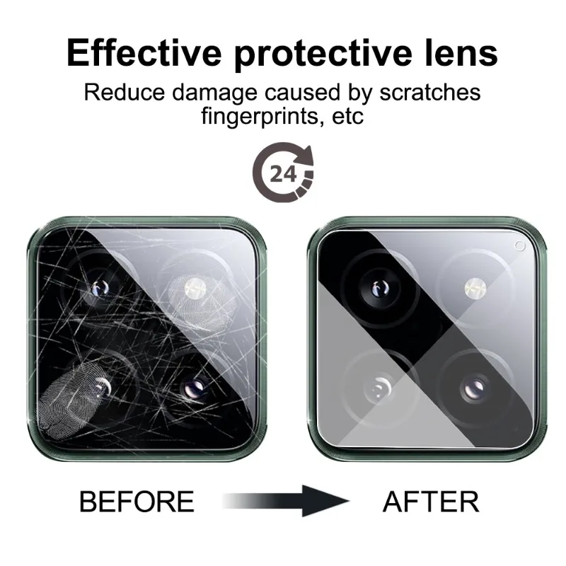 Full Cover Tempered Glass Camera Lens Protector - Anti-Scratch Protective Film