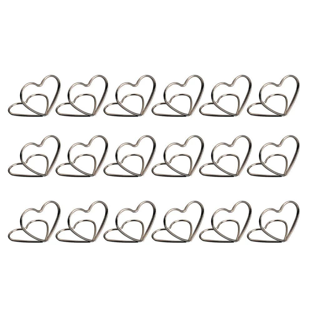 

Металлический держатель для записей, Настольная двухслойная подставка в форме сердца, держатель для свадебных банкетов, держатель для сообщений