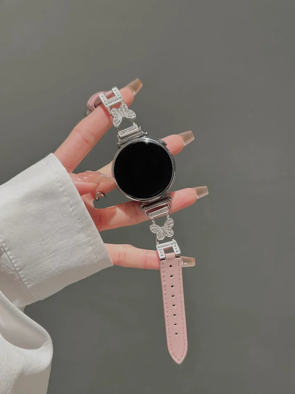 Butterfly Leather Loop Strap - Elegant Sport Bracelet