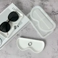 Sunglasses Tray Plaster Silicone Mold DIY Jewelry Storage Box Epoxy Mould Coaster Saucer Crystal Drop Glue Mould Home Decoration 1