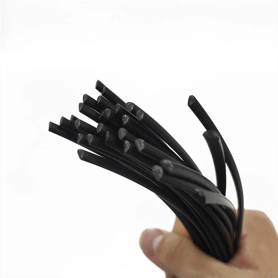 20/40pcs Bacchette Per Saldatura In Plastica Lunghezza 200/300mm PP Bastoncini Per Saldatura Neri 5x3mm Fornure Per Saldatura A Forma Triangolare - Foto 11