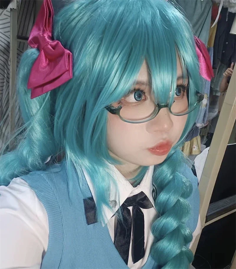 Red Half Frame Cosplay Glasses - Anime Character Inspired Eyewear Accessories
