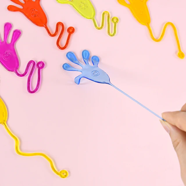 1-30 Pcs Kids Funny Sticky Hands Toy Palm 2