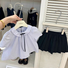 Pleated Summer Skirt Set for Girls girls pleated summer skirt set with matching top