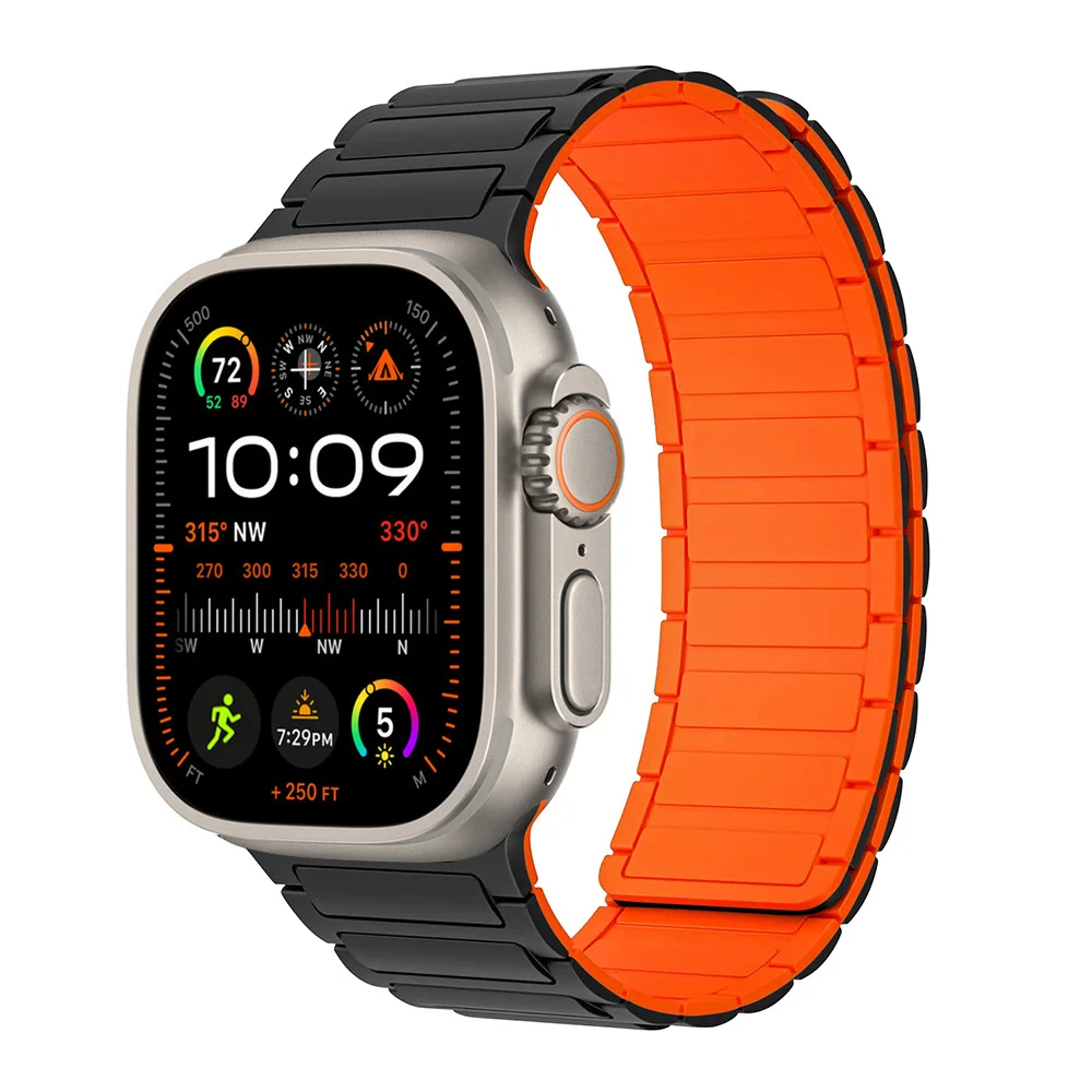 Magnetic Silicone Link Bracelet