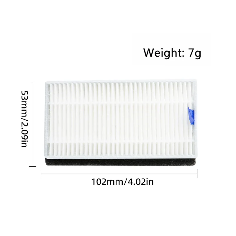 Spare Parts For Xiaomi E5 C108 Sweeper Robot Vacuum Cleaner Side Brush HEPA Filter Mop Rag Kitfort Home Accessories