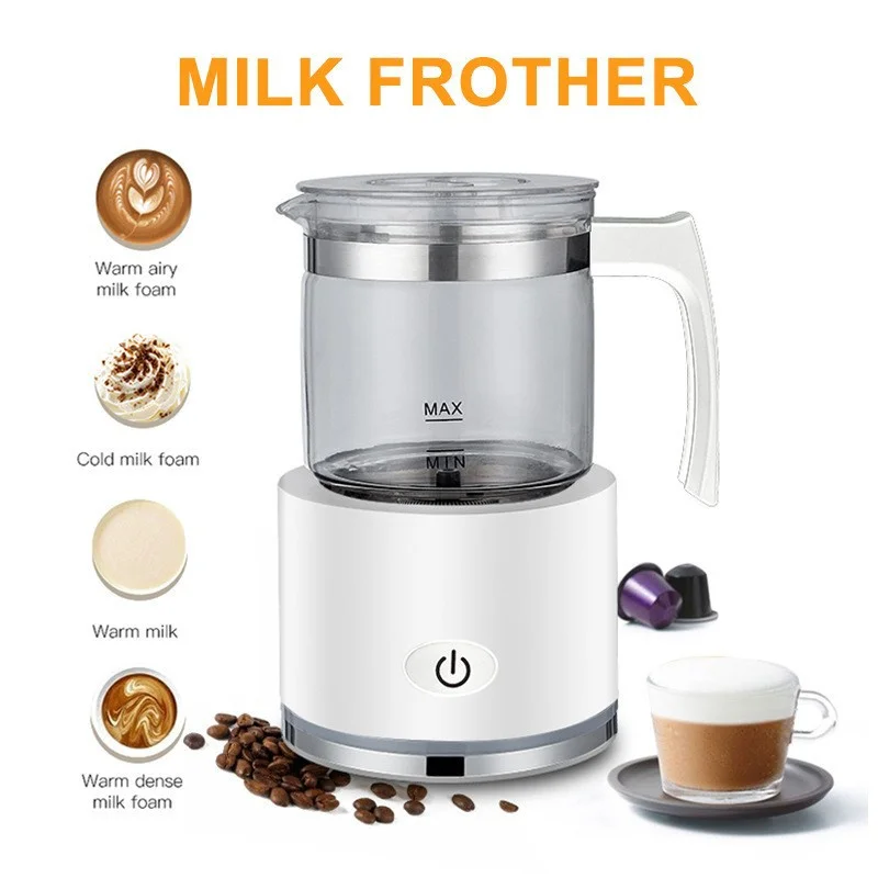 

Milk Frother Electric Hot and Cold for Making Latte Cappuccino Coffee Frothing Foamer Kitchen Appliances 220V-240V EU Plug
