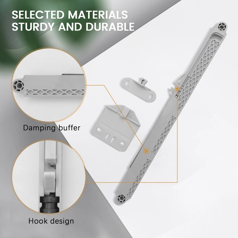 10Pcs/Lot Cabinet Glides Adapter Soft Closing System For Any Side Mount Drawer Sliding er Damper Cupboard
