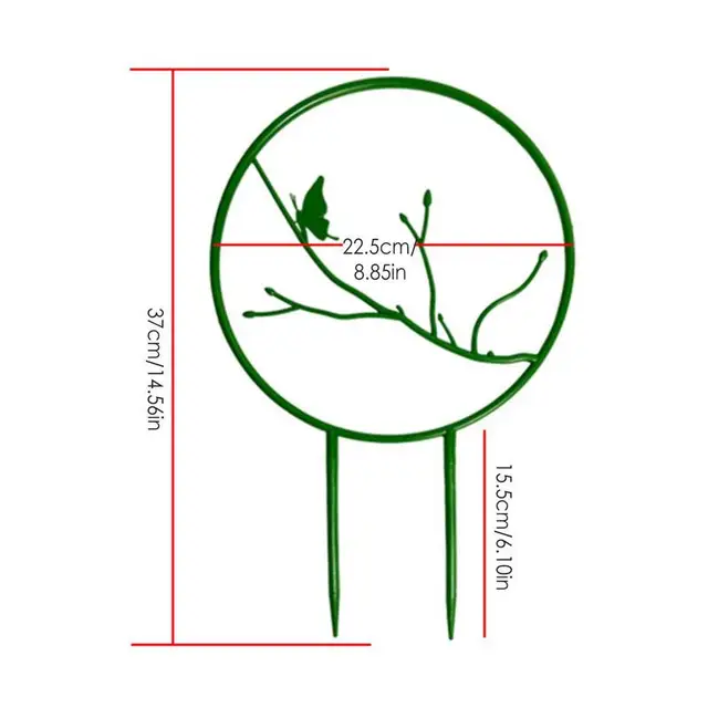 Kis Rácsos Szilárd Növényi Mászó Keret 5Db Rozsdaálló Támogatás Cserepes Virágokhoz Zöldség Szőlő Beltér - Image 6