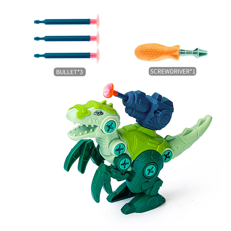 Dinosaur Builder Set for Kids – Educational Puzzle & Assembly Toy with Screwdriver Tool