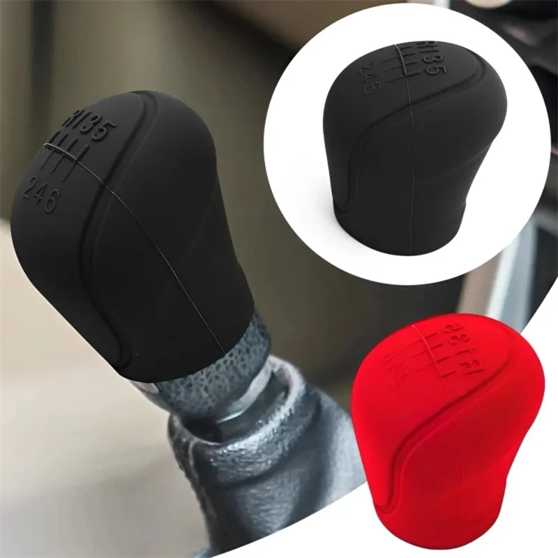 

Non-slip Gear Shift Cover Silicone Gear Sleeve H2S/H6/M6 Wear-resistant Shift Knob Cover Manual 6-speed Car Interior Accessories