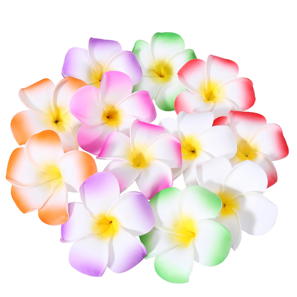 Fermaglio Per Capelli Fiore Fiori Hawaiani Per Le Gemme Decorazioni Donna Accessori Plumeria Accessorio