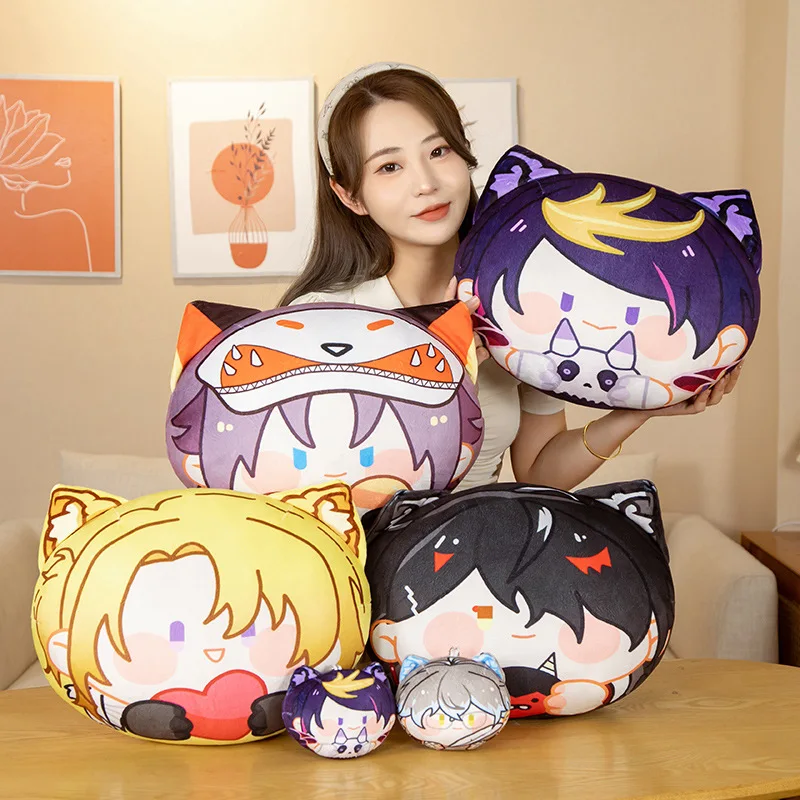 Anime Luxiem Mysta Luca Vox Shu 10-35cm Soft Stuffed Plush Toys Keychain Cushion 5590 Birthday Gift nijisanji luxiem stationery stickers anime ike luca mysta shu sticker stationery student waterproof graffiti manual decorate