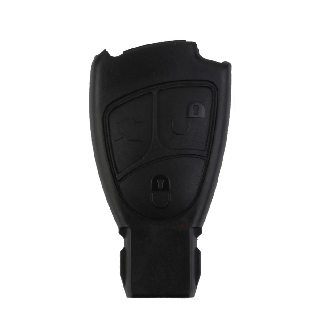 3 Button Pad Remote Key Shell Case Cover Holder Fits Mercedes Benz Smart Key