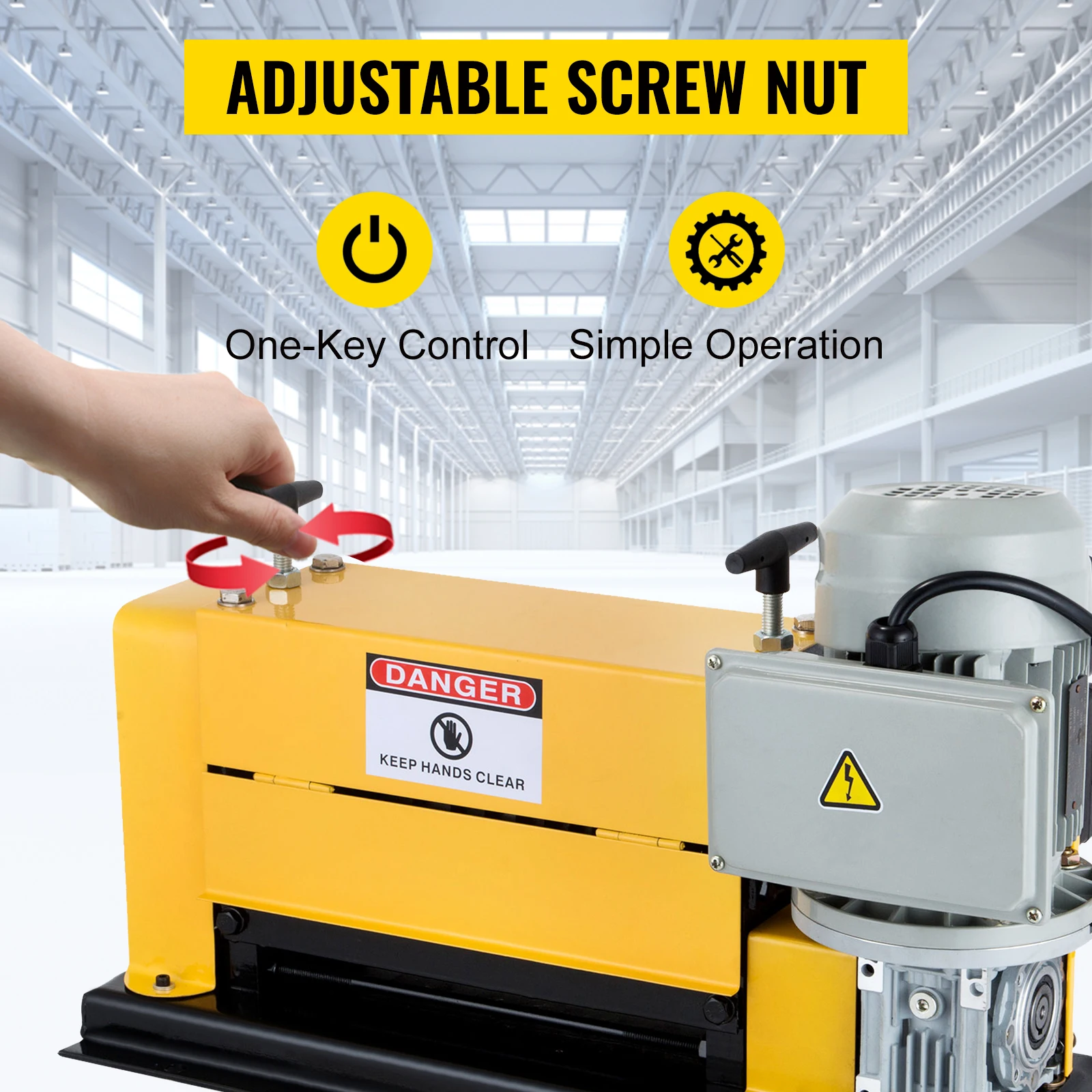 SIHAO Elektrischer Kabelabisolierer 370W Tragbare Drahtabisoliermaschine mit 10 Klingen, 1,5mm-38mm Abisolierbereich zum Entfernen von Kunststoff – Detail 9