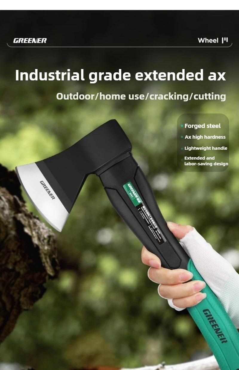 Description Picture 2 of itemGREENER Hammer Axe Camping Supplies Hatchet for Professional Tactical Ax Survival Accessories Tomahawk Hand Ax for Cutting Wood